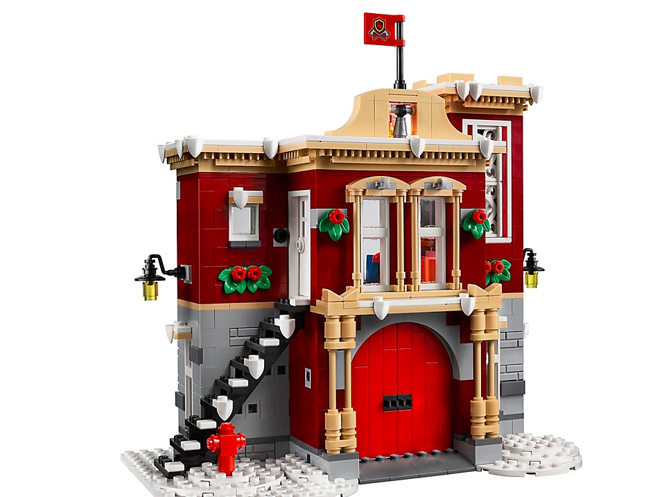 lego creator winter fire station